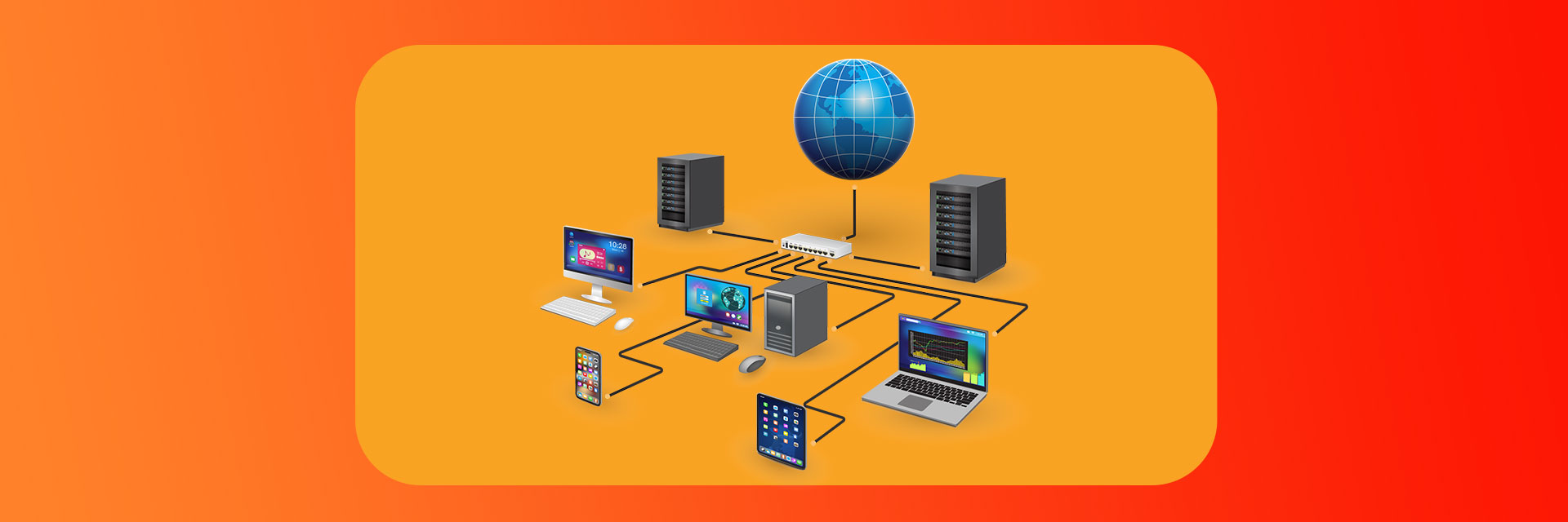 IT Network Solutions in Qatar | Corporate Network Services in Doha - Digital Forge Information Technology Company Doha Qatar.